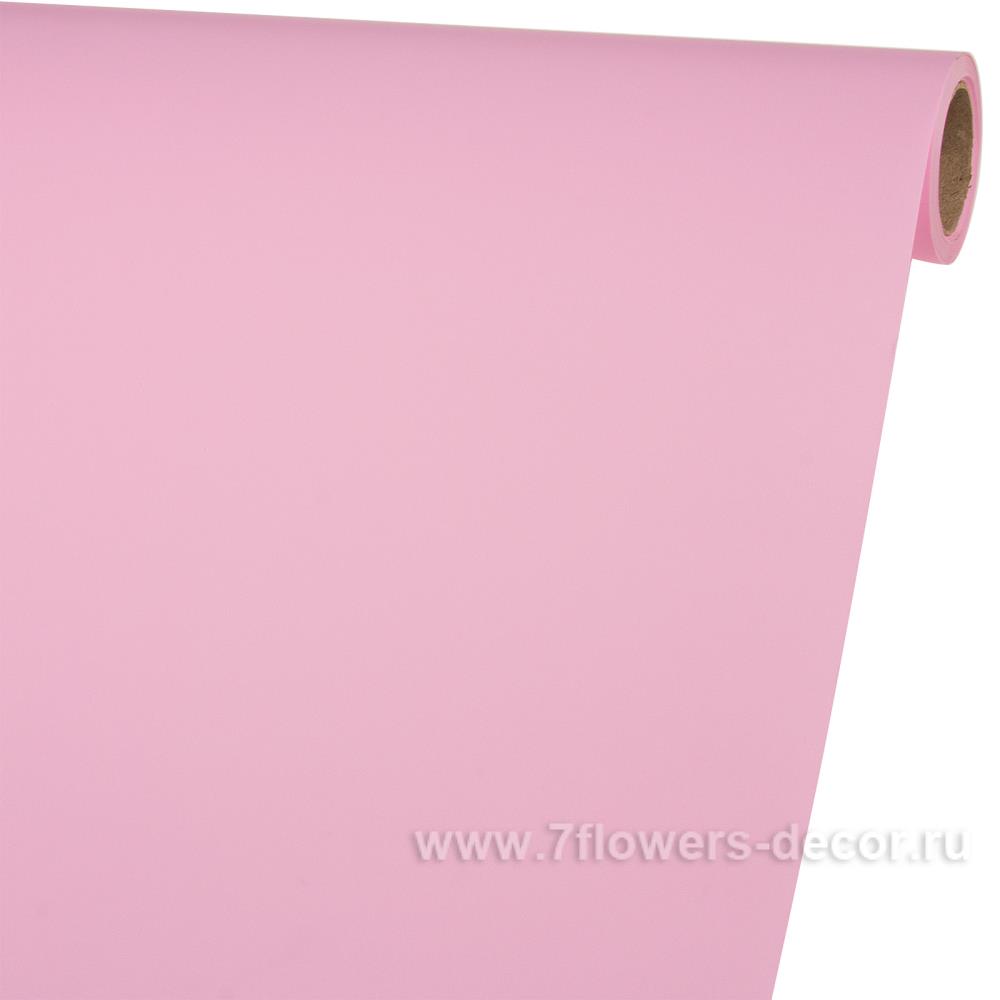 Пленка матовая "Шарм", 58 смх10 м, 55 mic розовая
