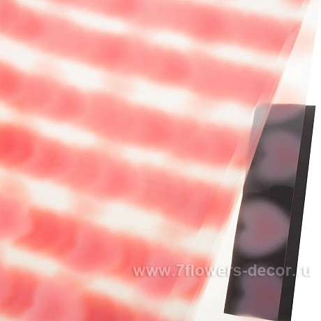 Набор прозрачной пленки  "Сердечки" 50mic, 58х58 см (20шт) Розовый