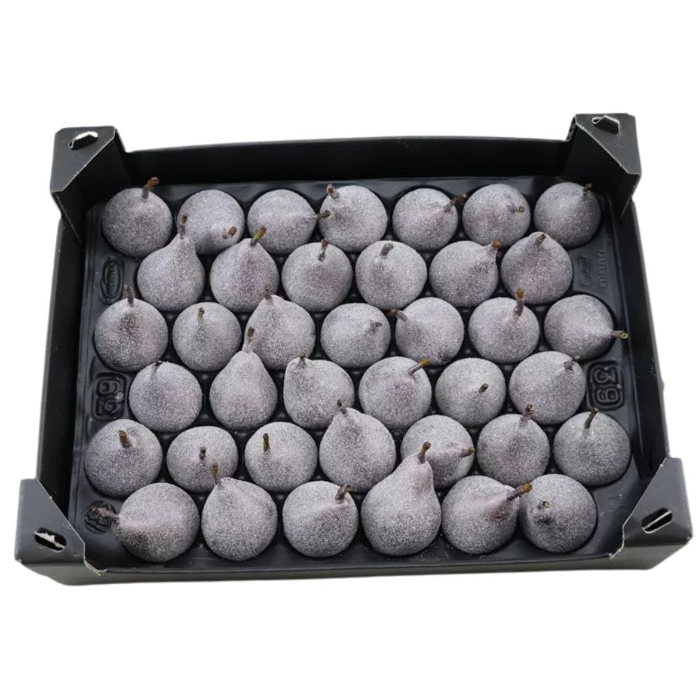 Декор груши в воске серо-коричневые с блестками в Новосибирске