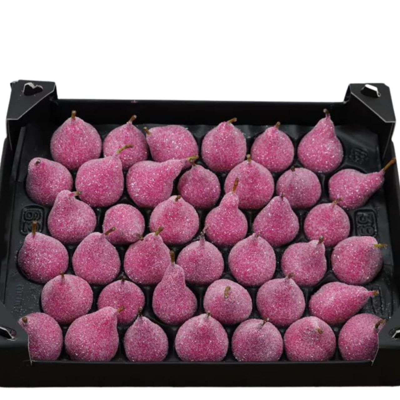 Декор груши в воске фуксия с блестками в Москве