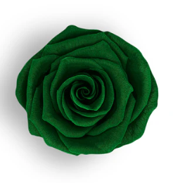 Bud Rose tinted preserved pine green